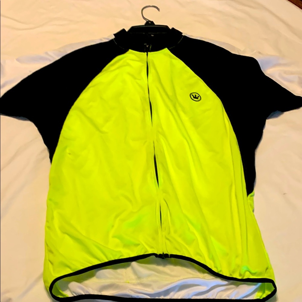Wilson Neon Yellow and Black Cycling Jersey